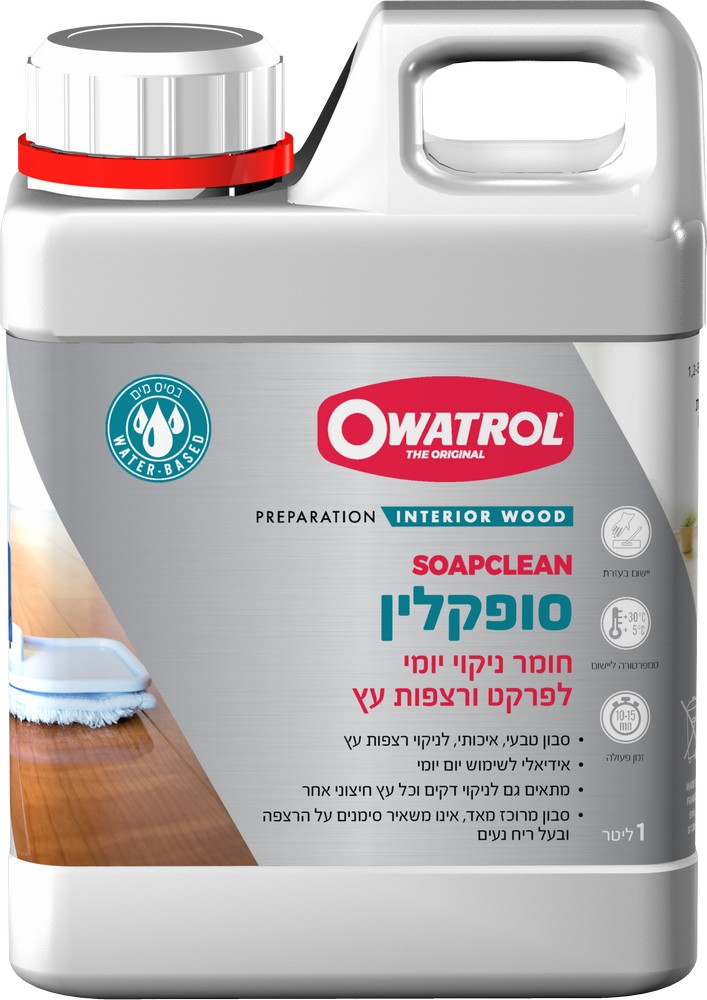 Owatrol SOAPCLEAN 1L Hebrew New Design 2021